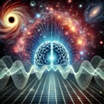 A sound wave frequency connecting the brain to the cosmic universe and metaverse with blackholes and cosmic energy streams