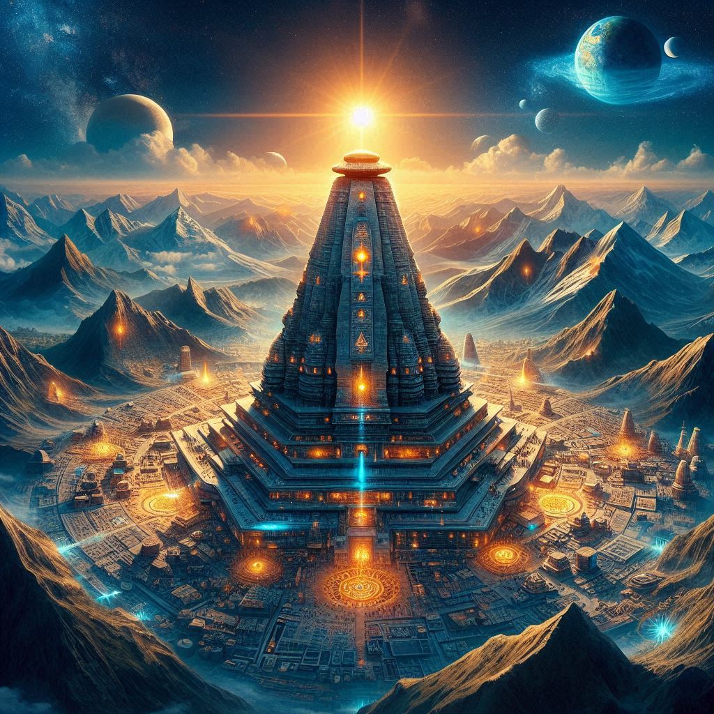 Jyotirlingas and pyramids aligned with Earth's energy grid and magnetic ley lines, affecting consciousness